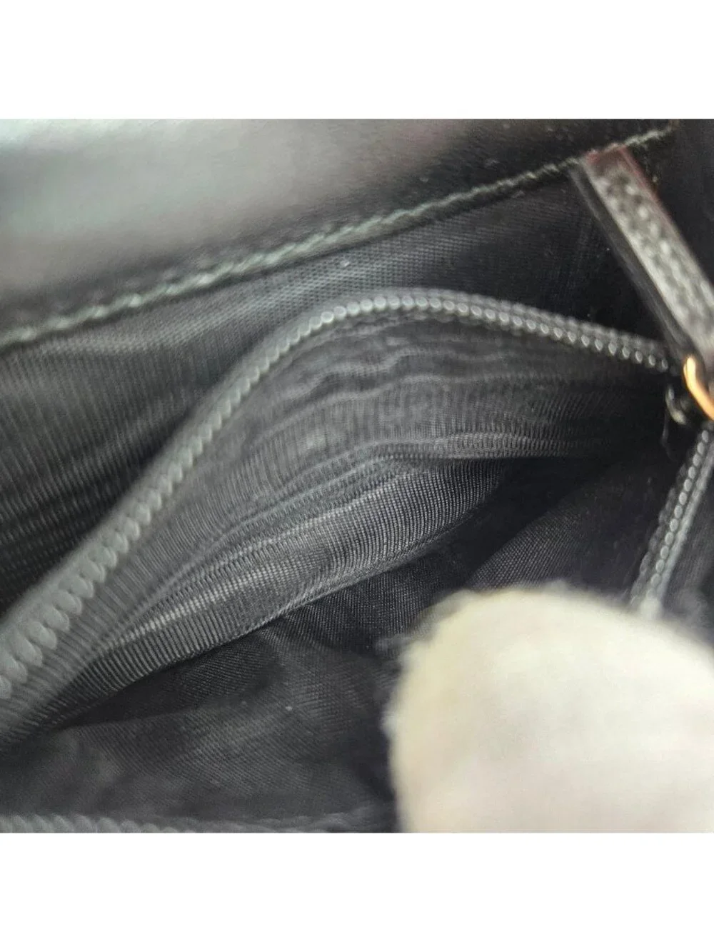 Gucci Card Case Coin Purse Leather Black
